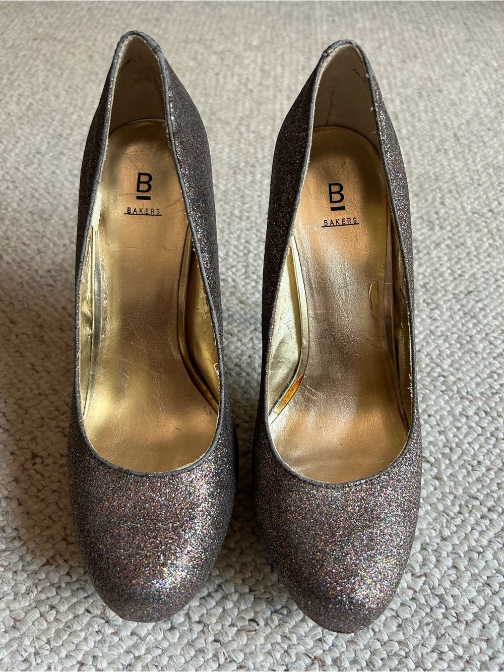 Bakers Glitter Almond Pump in Multicolor Sparkle